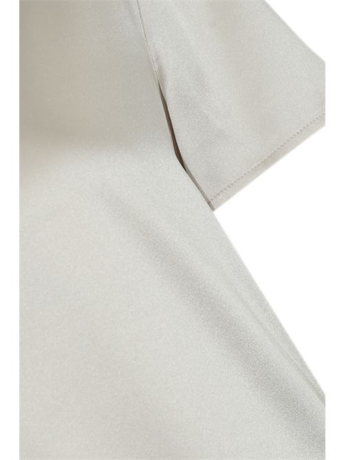 Blusa Cortona in raso di seta Grigio Perla MM Max Mara | 2526116017600004